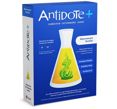 Antidote + (Version familiale - 5 utilisateurs)